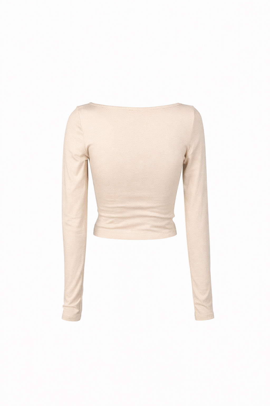 Clipped Shoulder Long Sleeve