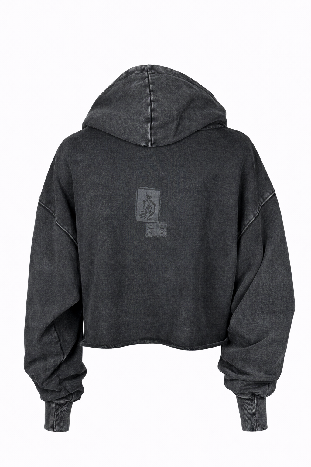 Night-Terror Cropped Hoodie
